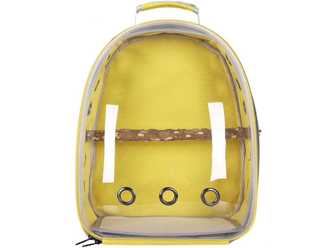 Transportín transparente para mascotas con diseño transparente para una vista sin obstáculos. Mochila de viaje aprobada por aerolíneas.