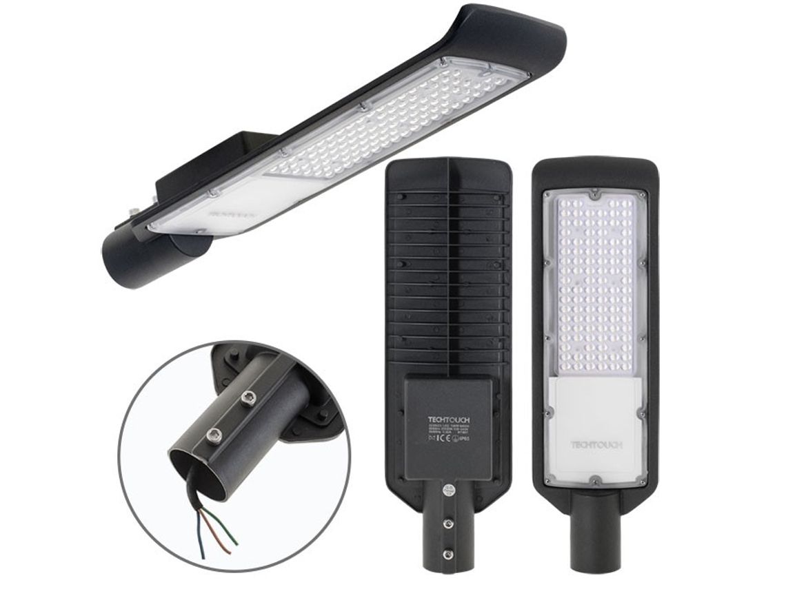 Aplique X2 Ecovision IP65 1X100W LED 8000Lm 6400K 120 C.14Xl.47 5Xalt.6 5Cm Negro FERRIMEX