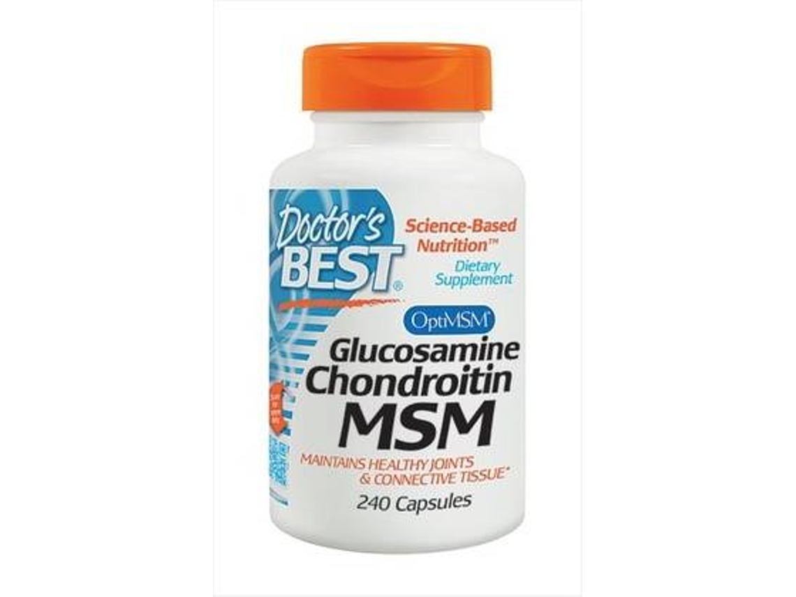 Complemento Alimentar DOCTOR'S BEST Glucosamina Condroitina Com Opti (240 cápsulas)