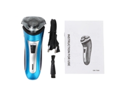 Afeitadora Eléctrica Multifuncional Con Tres Cuchillas, Recargable, Inalámbrica, Para Hombres.
