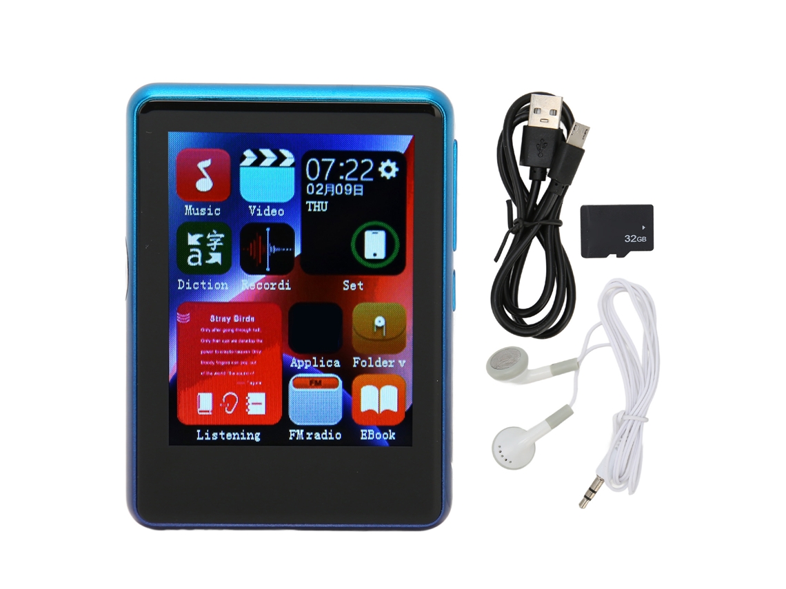 Reproductor MP3 con Bluetooth y grabadora