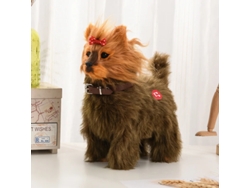 Perro robot de peluche interactivo, cachorro electrónico para niños MDUG