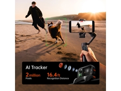 Estabilizador Hohem Isteady V3 Ultra Gimbal Blanco Para Iphone Con Seguimiento Automático Por Ia, Pantalla Táctil Desmontable Y Control Remoto.
