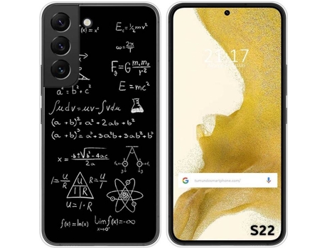 Carcasa Samsung Galaxy S22 5G TUMUNDOSMARTPHONE Dibujos Formulas Multicolor