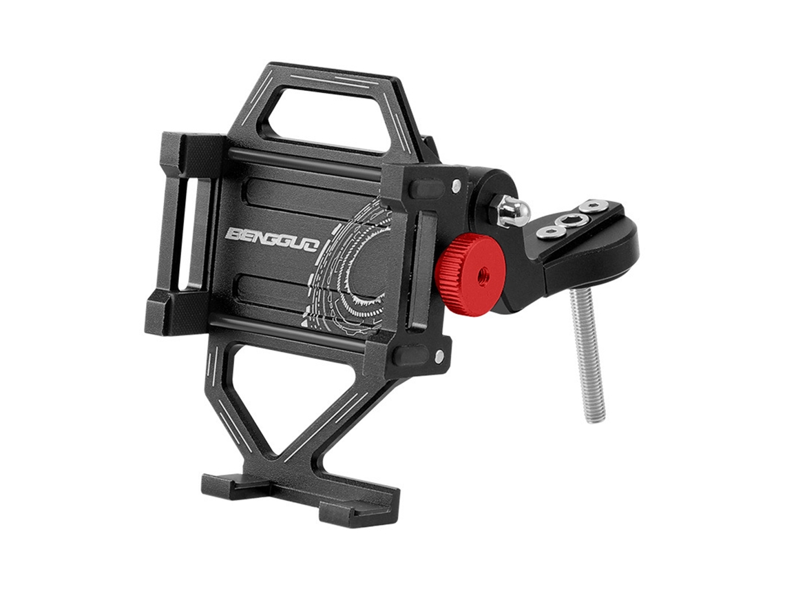 Soporte Ajustable De Aleación De Aluminio Para Teléfono Móvil Con Diseño Antiderrame Para Bicicleta.
