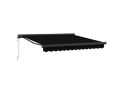 Maison Exclusive - Toldo Retráctil Negro 300 X 250 X 165 Cm Tela Y Metal