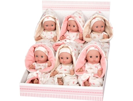 Muñeco ARIAS Elegance 26 cm Calin con Nana 6 Uds (Edad Mínima: 0 Años - 35 x 38 x 17 cm)