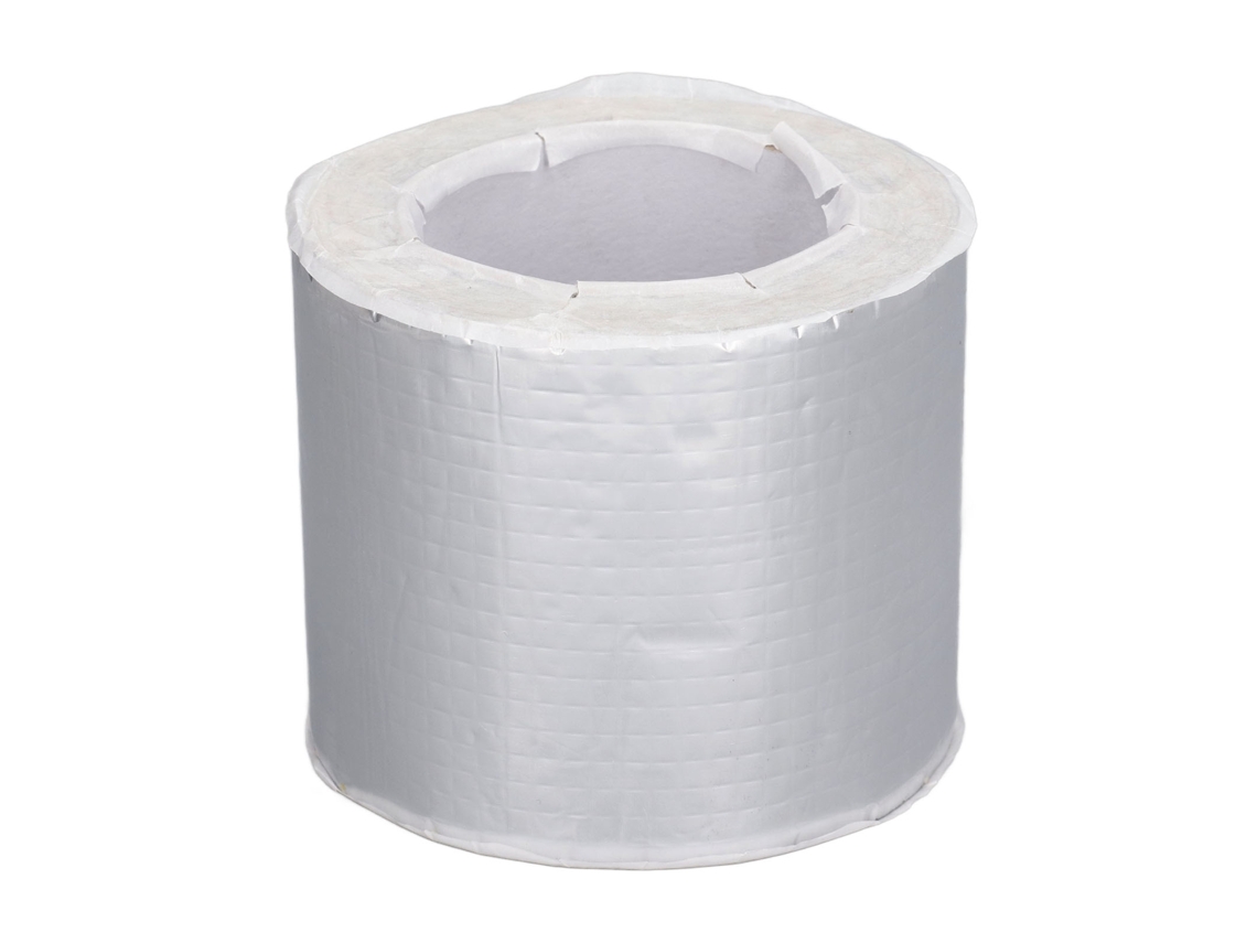 Cinta Autoadhesiva Impermeable De Butilo Con Lámina De Aluminio De 5 Cm X 10 M Para Sellado.