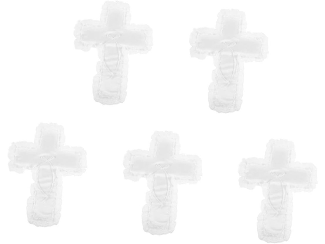 Piezas, 5 Piezas De Almohadas Con Forma De Anillo De Boda Y Mini Almohadas De Boda Con Detalles Refinados.