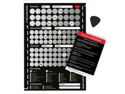 Póster Para Rascar Para Parejas - Regalo De San Valentín - Juego Romántico En Negro
