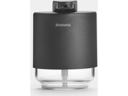 Dosificador de Jabón BRABANTIA Mindset Infinite Gris (Acero Inoxidable - 9,5x8x11 cm)