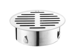 Desagüe De Piso De Acero Inoxidable, Desagüe De Balcón Antiobstrucción, Filtro Extraíble (boca Plana 160)