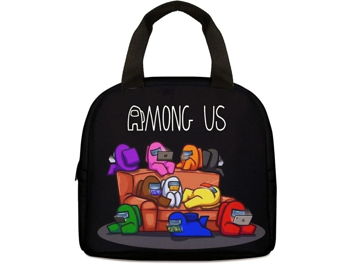 2026-bolsa De Almuerzo Among Us Aislada Para Hombres Mujeres Niños, Morral Portátil Con Alfoil, Ideal Escuela Oficina Picnic