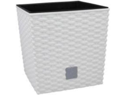 Macetero PROSPERPLAST Rato Low (Blanco - 32x32x32.5 cm)