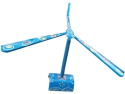'equilibélula De Bambú Azul Con Soporte Stem Educativo Para Niños: Modelo Científico'