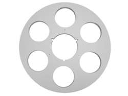 Rollo De Cinta De Aluminio Vacío De 10,5 Pulgadas (1/4 De Pulgada) Con 6 Orificios Para Grabadoras De Rollo A Carrete Maxell Studer Nagra Silver