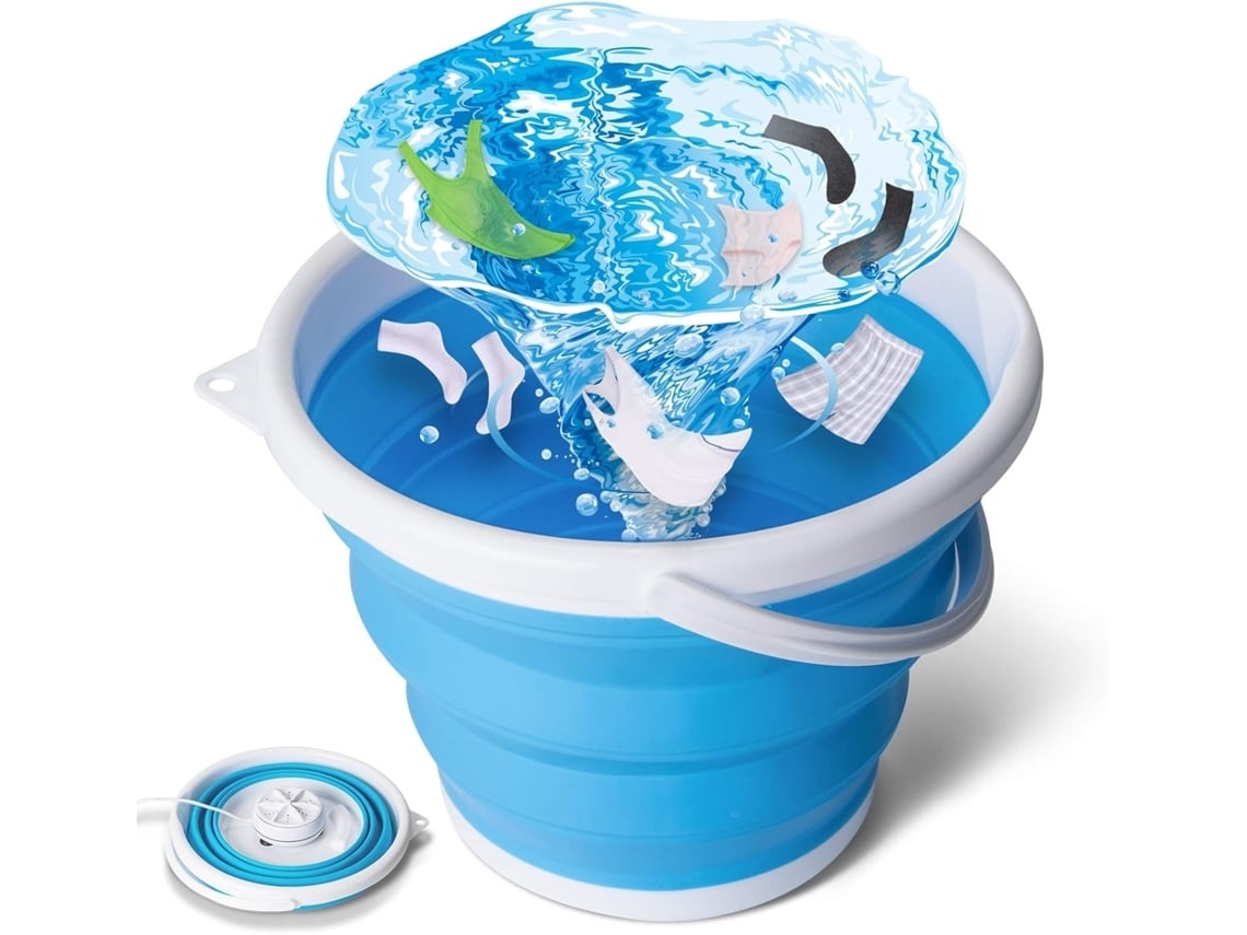 Mini Lavadora Plegable, Cuatro Modos De Lavado, Ultrasónico, Compacta Y Ligera., Hogar, Moderno, Uso Funcional, Organización Práctica Para