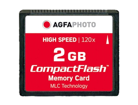 Tarjeta de memoria Agfa Compact Flash 2Gb de alta velocidad 120X Mlc
