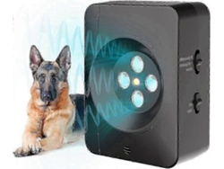 Dispositivo ultrasónico GOKOCO para el control de ladridos con un alcance de 15 metros.