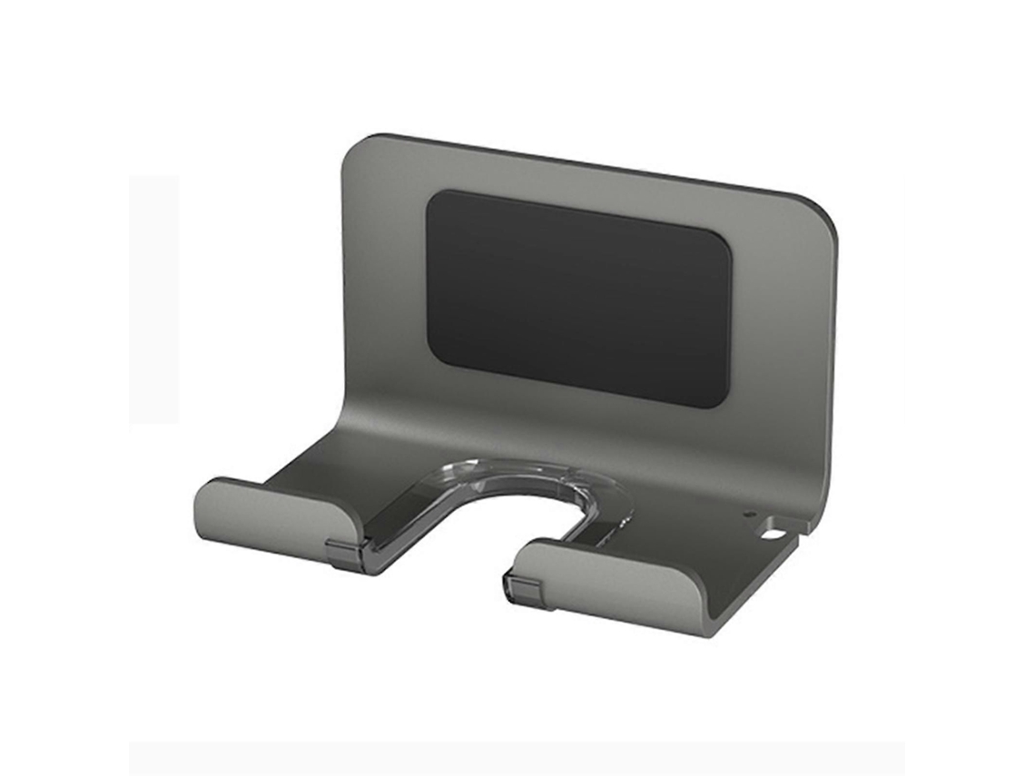 Soporte de almacenamiento para secador de pelo GOKOCO de aluminio, para montaje en pared, que no ocupa espacio ni requiere perforaciones.