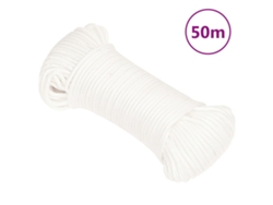 Cuerda De Barco Polipropileno Blanco Intenso 3 Mm 50 M