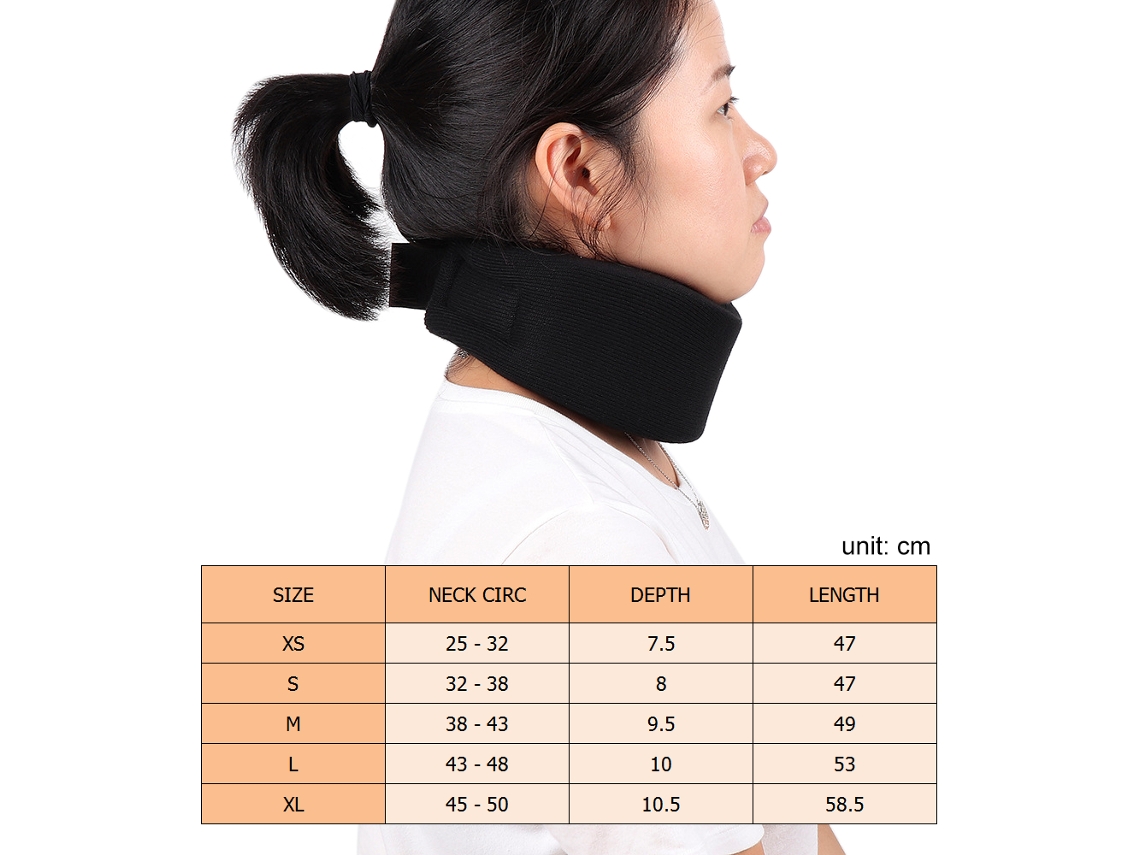 Colar Cervical De Espuma Para Alivio De Dor No Pescoço E Recuperação