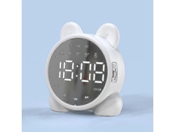 Bluetooth Espelho Relógio De Mesa Alarme Infantil