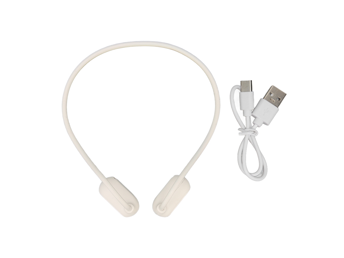 Auriculares Estéreo Inalámbricos Bluetooth De Oído Abierto, Recargables, Para Correr, Conducir Y Entrenar - Blanco