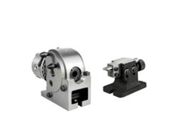 Cabezal divisor, diámetro de mandril de 4", altura central de 4", portaherramientas MT2, con mordaza de 3", 4 pulgadas OEM
