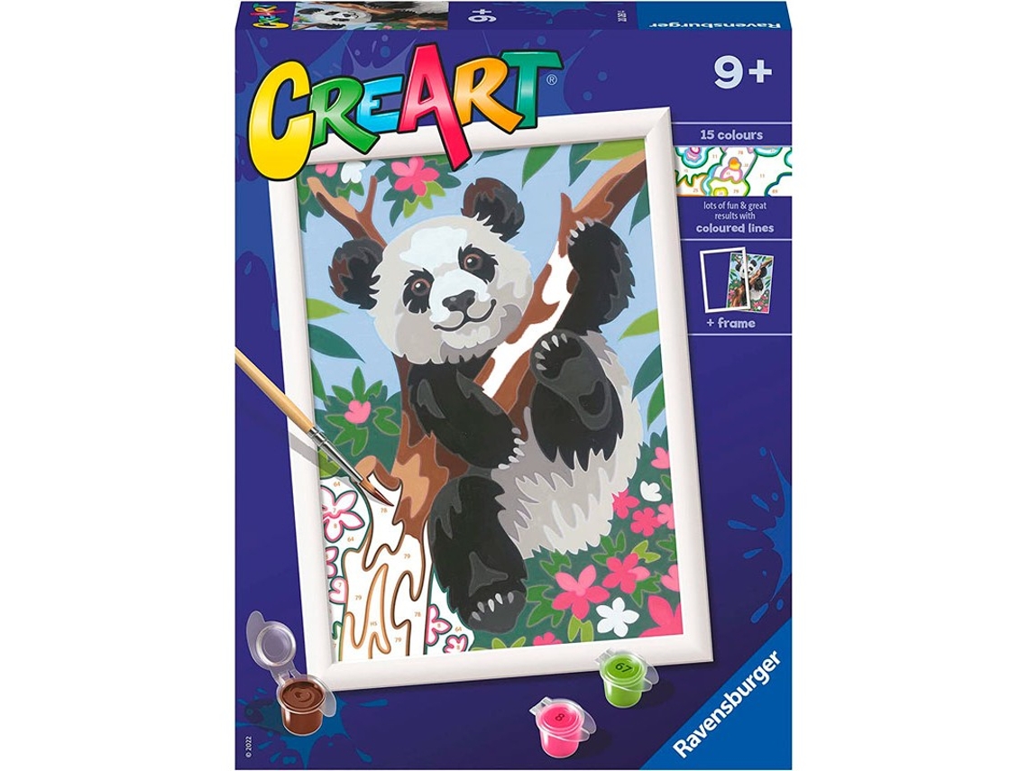 Juego Creativo RAVENSBURGER Creart Serie D Classic Panda (Edad Mínima Recomendada: 9 años)