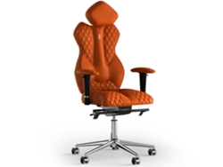 Silla de Oficina KULIK Royal Stitching PU Cuero (Laranja -130x50x50cm)