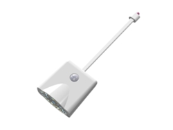 2 Luces Baño Led De 16 Núcleos Con Sensor De Movimiento Usb Recargable Presente Decoración