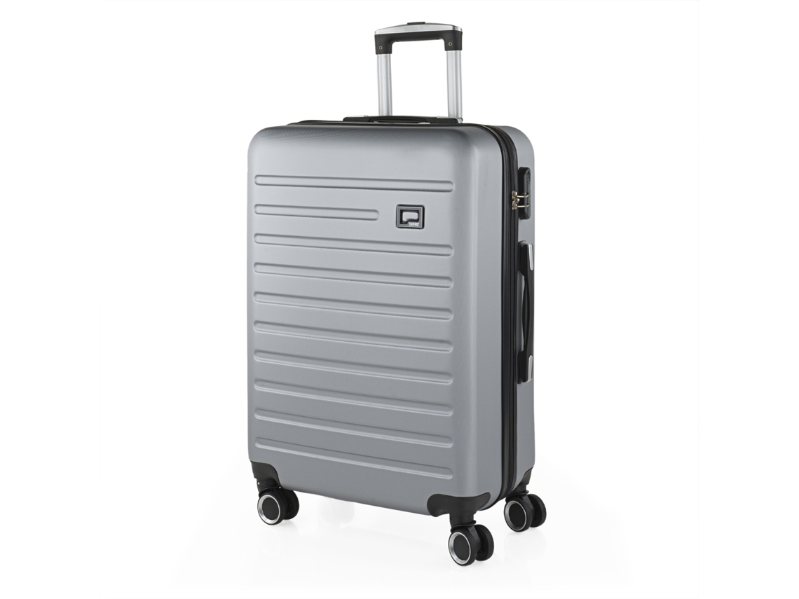 Maleta Abs Mediana SKPAT Nantes plata (45X66x24 Cm - 61L)