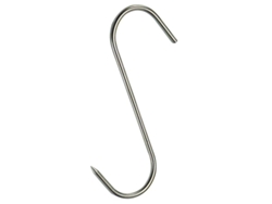 Gancho Carnicero Inoxidable Nº 4 de 160 x 6 x 44 mm WOLFPACK LINEA PROFESIONAL