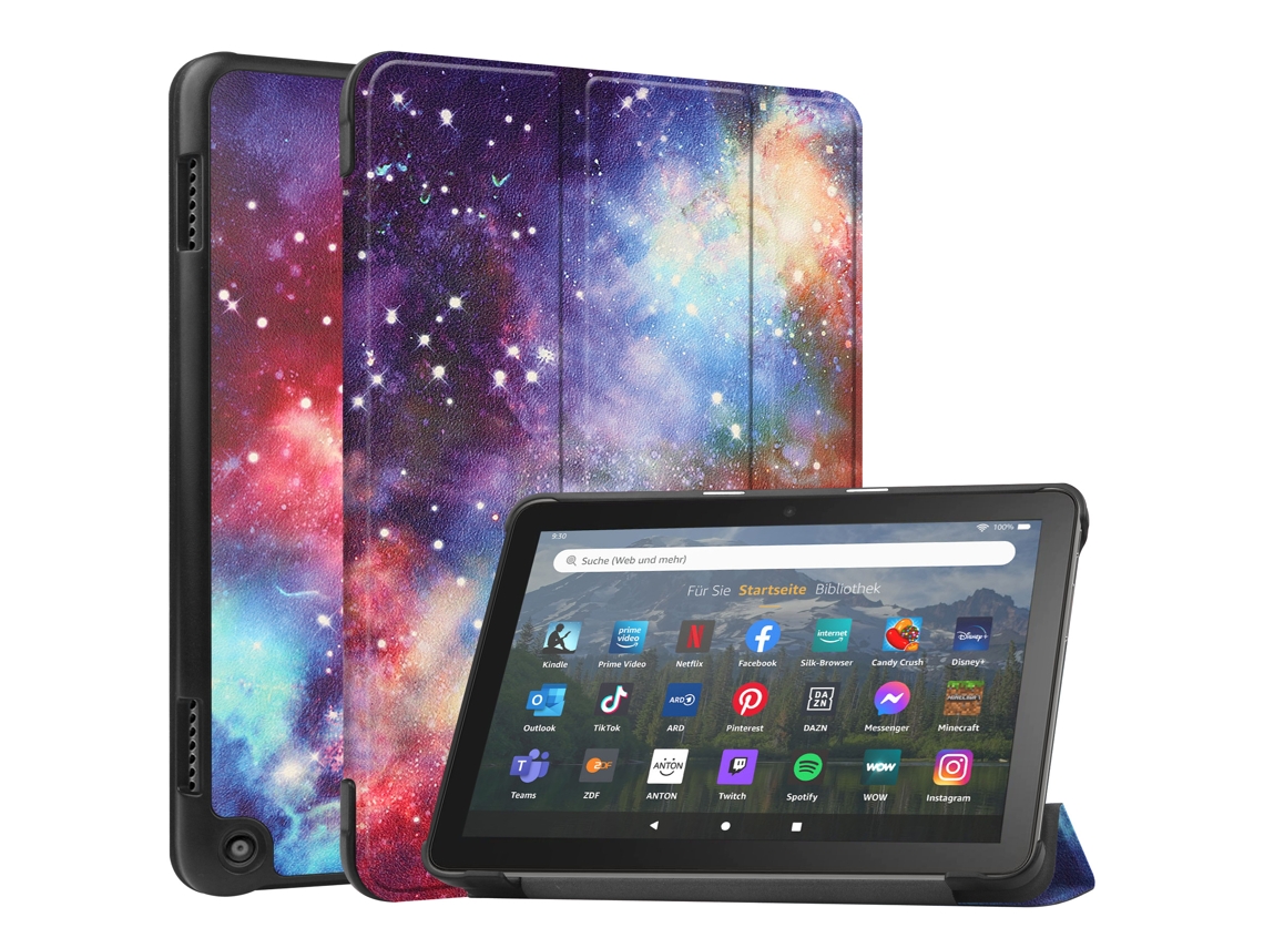 Funda Vía Láctea para Amazon Fire HD 8/Fire HD 8 Plus 2020