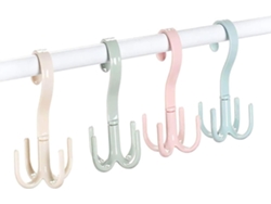 VVJIJILLY Suporte Giratório Para Gravatas E Cintos, Pack De 4, Para Roupas E Acessórios.
