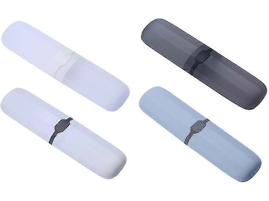 Estuche portátil para cepillos de dientes de 4 piezas para viajes Rosewell