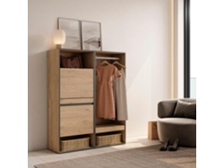 Zapatero, 120x145x35 cm, Dormitorio, habitación, Vestidor abierto, Roble SKRAUT HOME