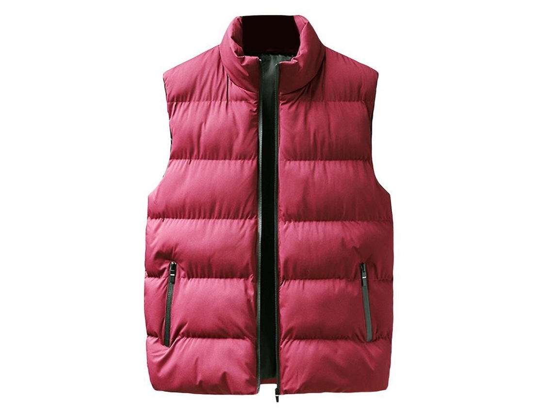 2026-chaleco Acolchado Casual De Cuello Alto Para Hombre Mystdiy Para Uso Al Aire Libre En Invierno