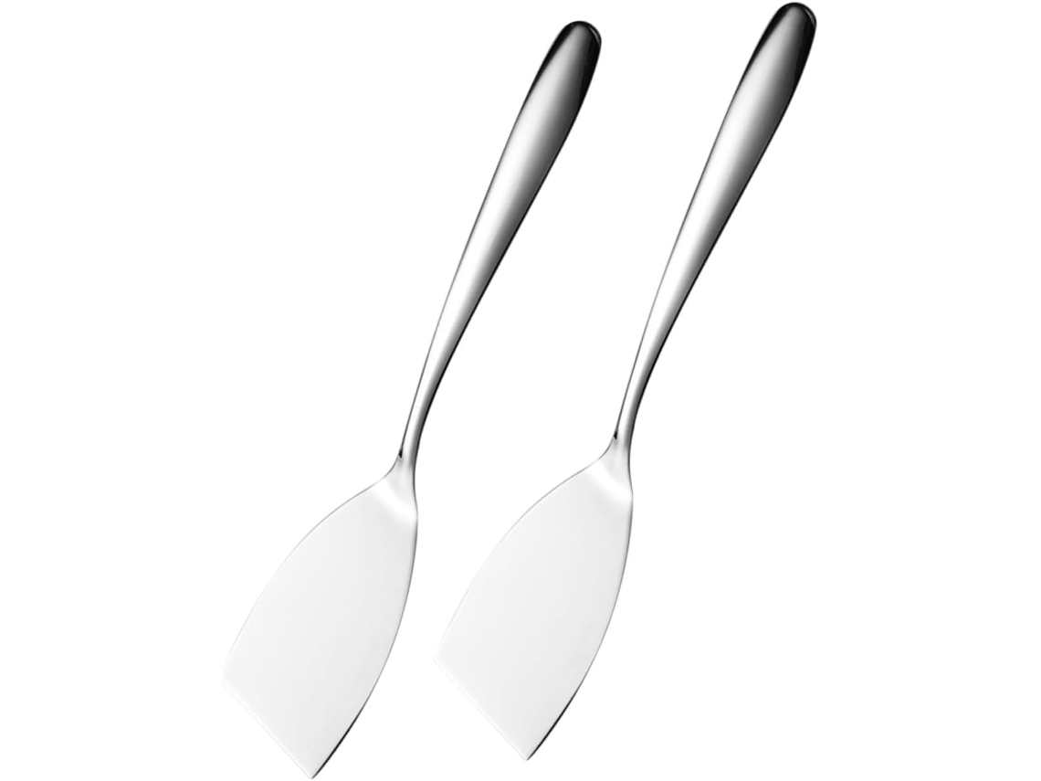 Espátula Pequena De Metal - O Acabamento Fino Dessas Espátulas Facilita O Uso E O Manuseio, Perfeitas Para Coz