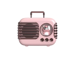 2026-altavoz Bluetooth Mini Retro Cute Maleta Pequeño Creativo Vintage Lovely Rosa