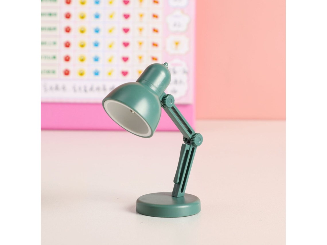 Lámpara De Escritorio Led Plegable Magnética (verde), Luz Nocturna Con Clip, Agradable A La Vista