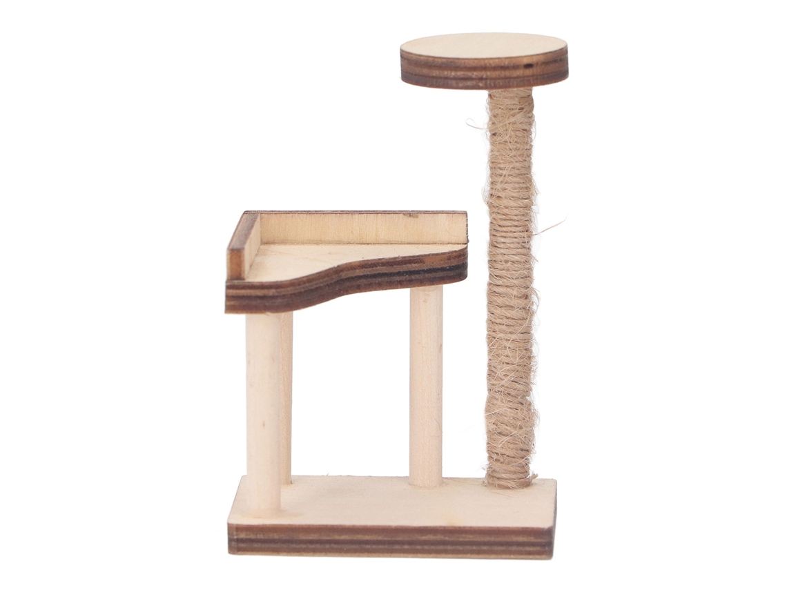 Modelo De Mini Trampolín Para Gatos Decoración De Casa De Muñecas Mueble Miniatura Para Gatos