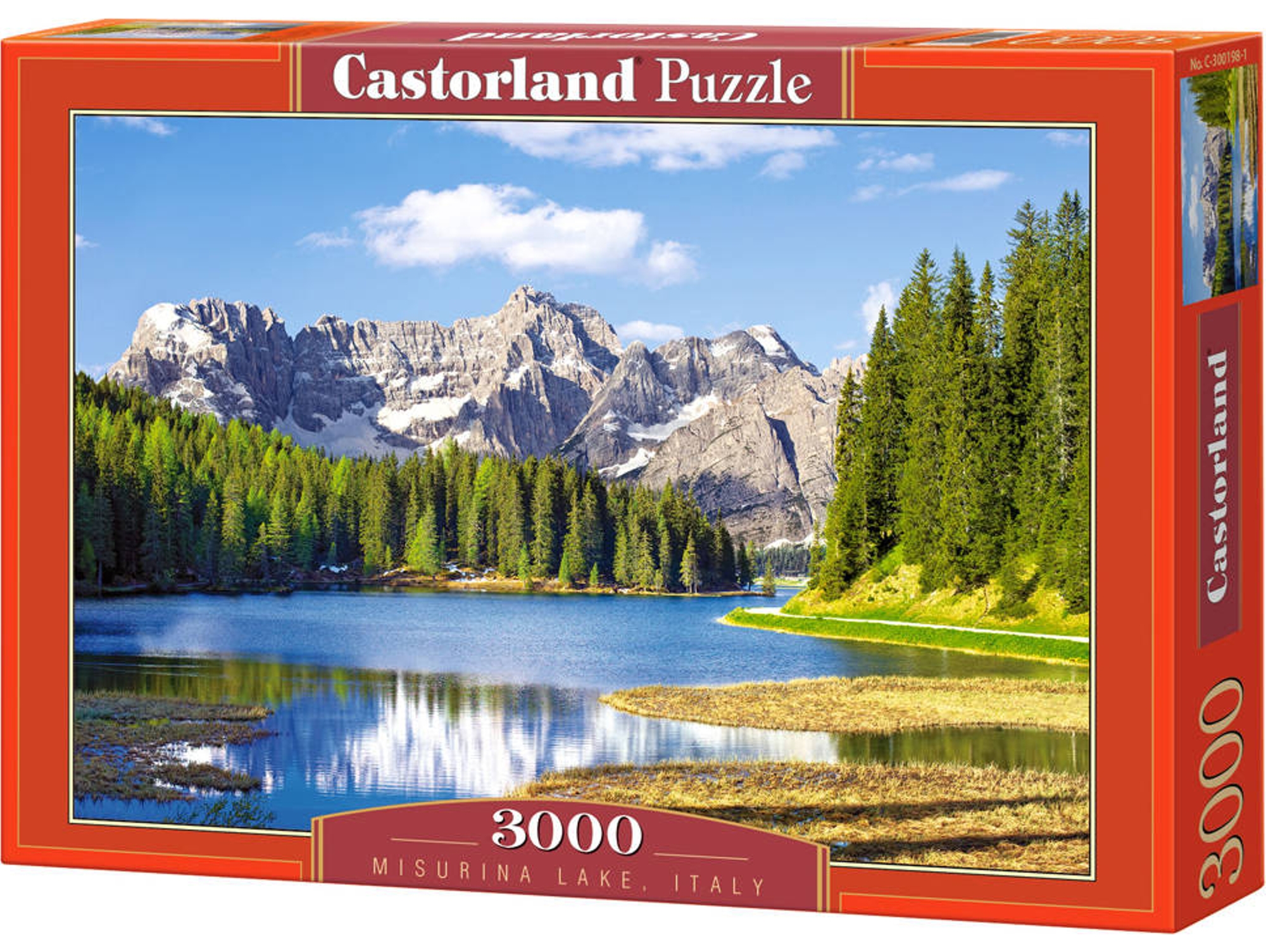 Puzzle CASTORLAND Misurina Lake, Italy (3000 Piezas)