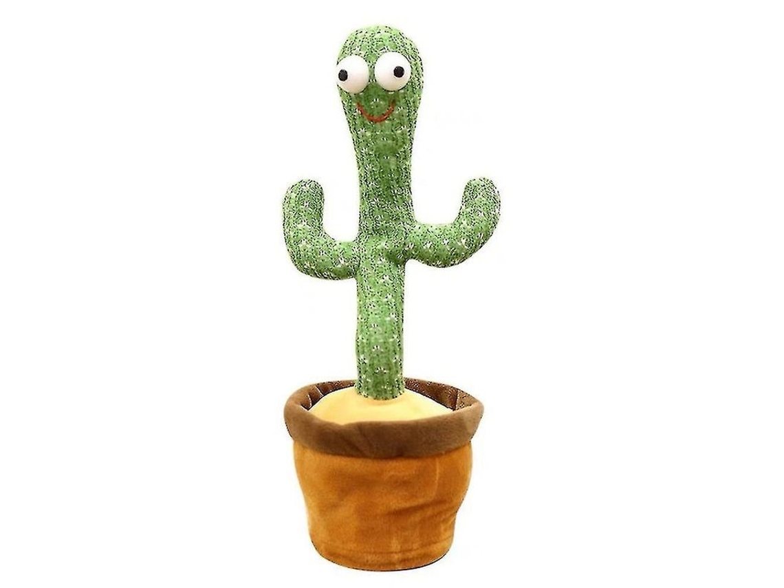 Cactus Bailarín Que Habla Y Repite, Juguete Electrónico Con Luz Led Y Carga Usb Para Niños.