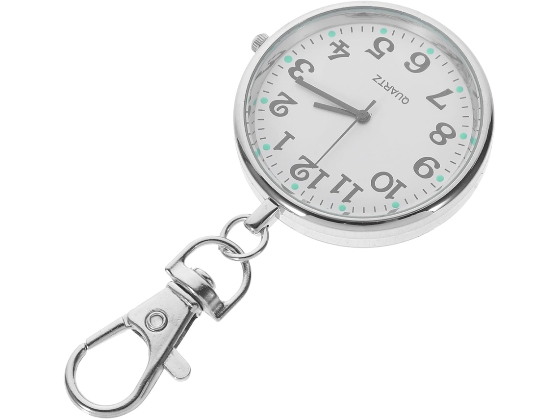 Reloj Bolsillo Enfermeras Llavero Metálico Ligero Práctico Ideal Colgar Hombro Médicos Estudiantes