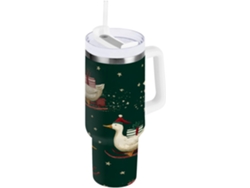 Navidad Vaso Botella Taza Acero Inoxidable - Vaso Térmico Portátil