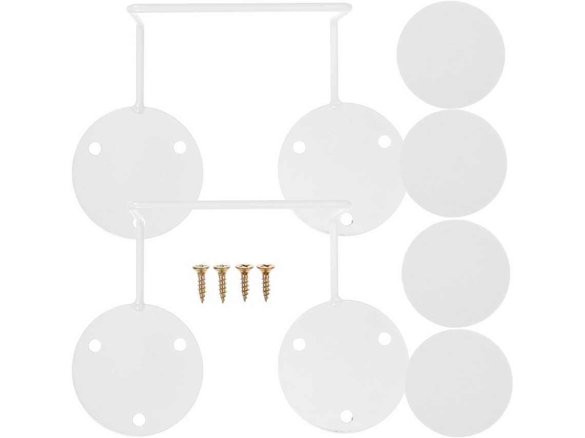 2 Cama Blanco Almohadillas Antideslizantes