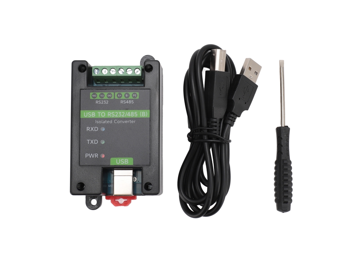 Conversor Usb Para Rs232 Rs485 Com Chip Ft232rnl Isolado Industrial Indicadores Led Para Windows Os X Linux Android