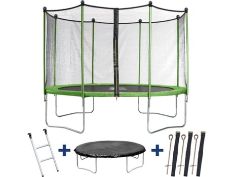 Kit Trampolín HABITAT ET JARDIN "Yoopi" con Red de Protección (4.25 m)